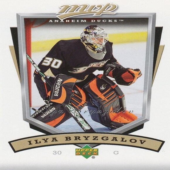Ilya Bryzgalov Anaheim Ducks NHL Hockey Card Collection - 2 Card Set - Picture 2 of 3